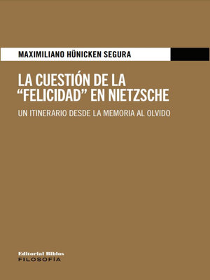cover image of La cuestión de la "Felicidad" en Nietzsche